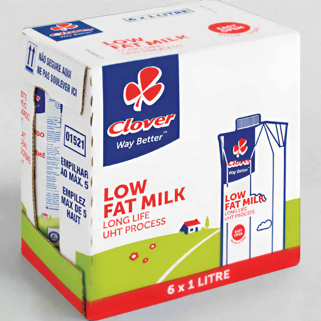 Clover Low Fat Milk 6x1Lt